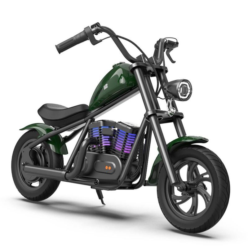 Moto Eléctrica Infantil Hyper Gogo Cruiser 12 Plus Verde