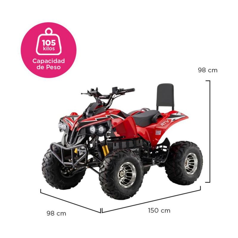 Cuatrimoto Kyoto Atv VANLIG Juvenil 105kg Con Suspensión Reforzada