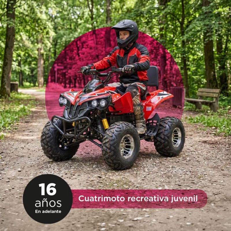 Cuatrimoto Kyoto Atv VANLIG Juvenil 105kg Con Suspensión Reforzada