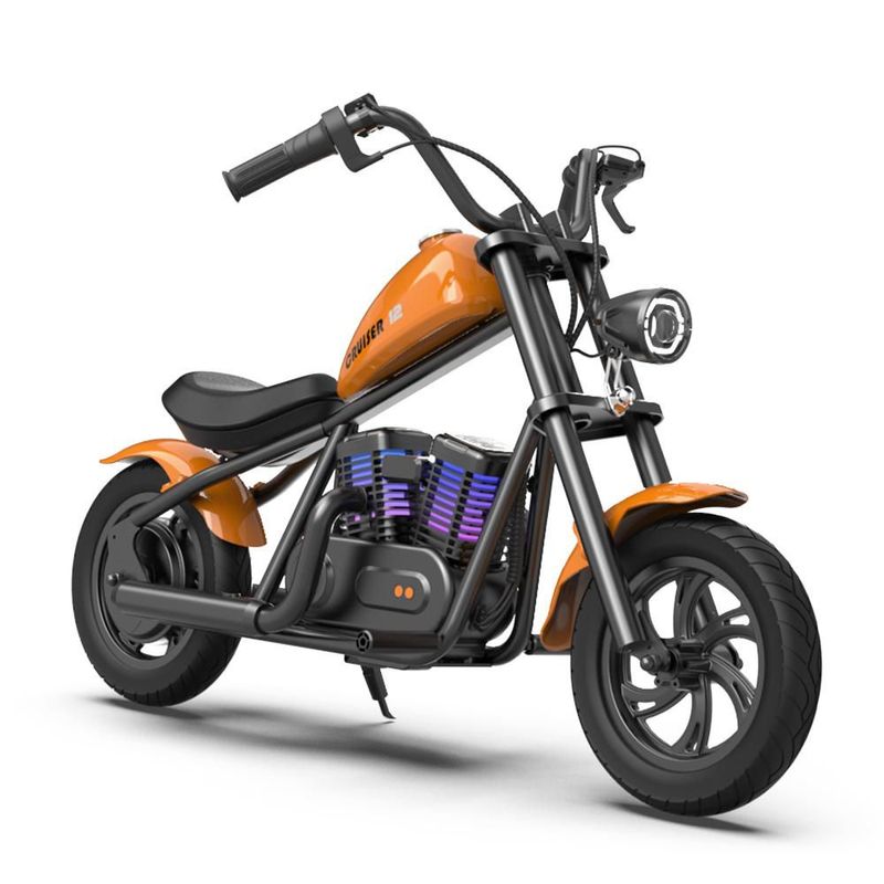 Moto Eléctrica Infantil Hyper Gogo Cruiser 12 Plus Naranja