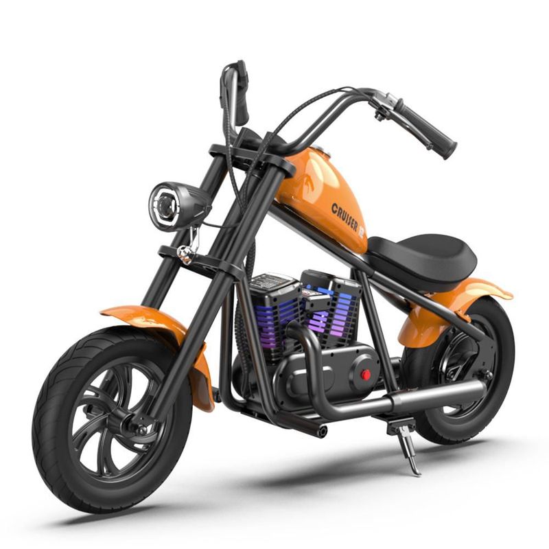 Moto Eléctrica Infantil Hyper Gogo Cruiser 12 Plus Naranja