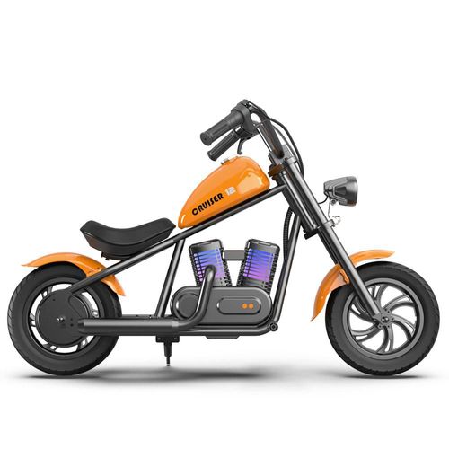 Moto Eléctrica Infantil Hyper Gogo Cruiser 12 Plus Naranja