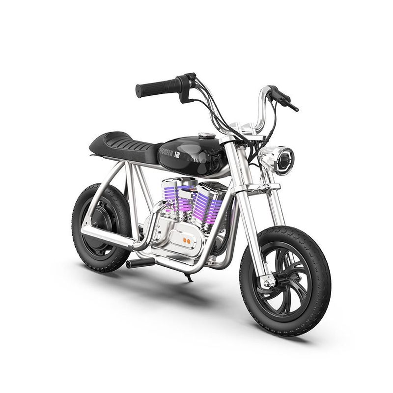 Moto Eléctrica Infantil Hyper Gogo Pioneer 12 Pro Negra