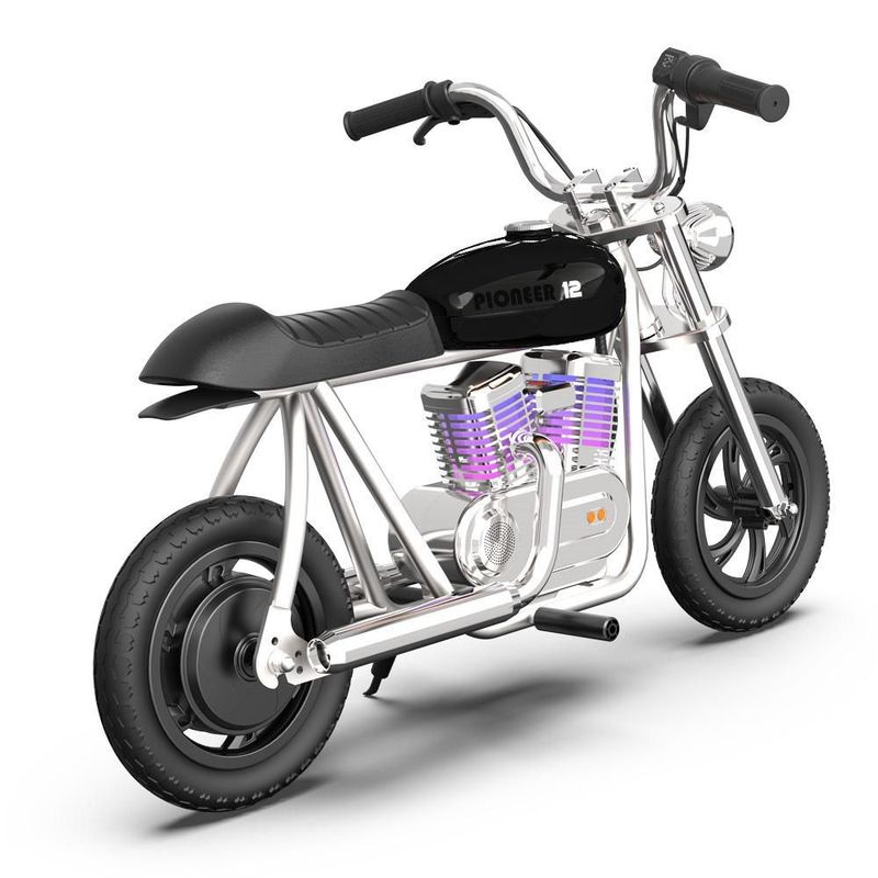 Moto Eléctrica Infantil Hyper Gogo Pioneer 12 Pro Negra