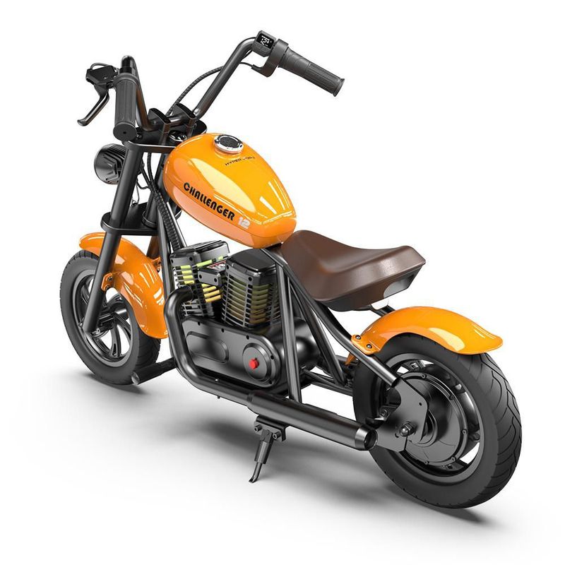 Moto Eléctrica Infantil Hyper Gogo Challenger 12 Plus Naranja