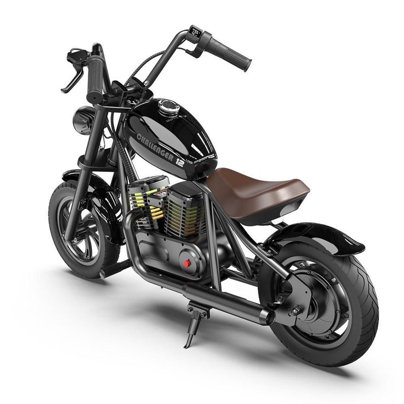 Moto Eléctrica Infantil Hyper Gogo Challenger 12 Plus Negra