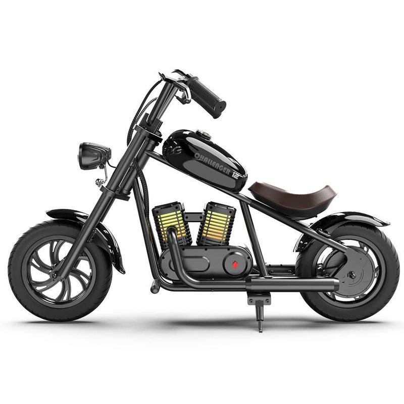 Moto Eléctrica Infantil Hyper Gogo Challenger 12 Plus Negra
