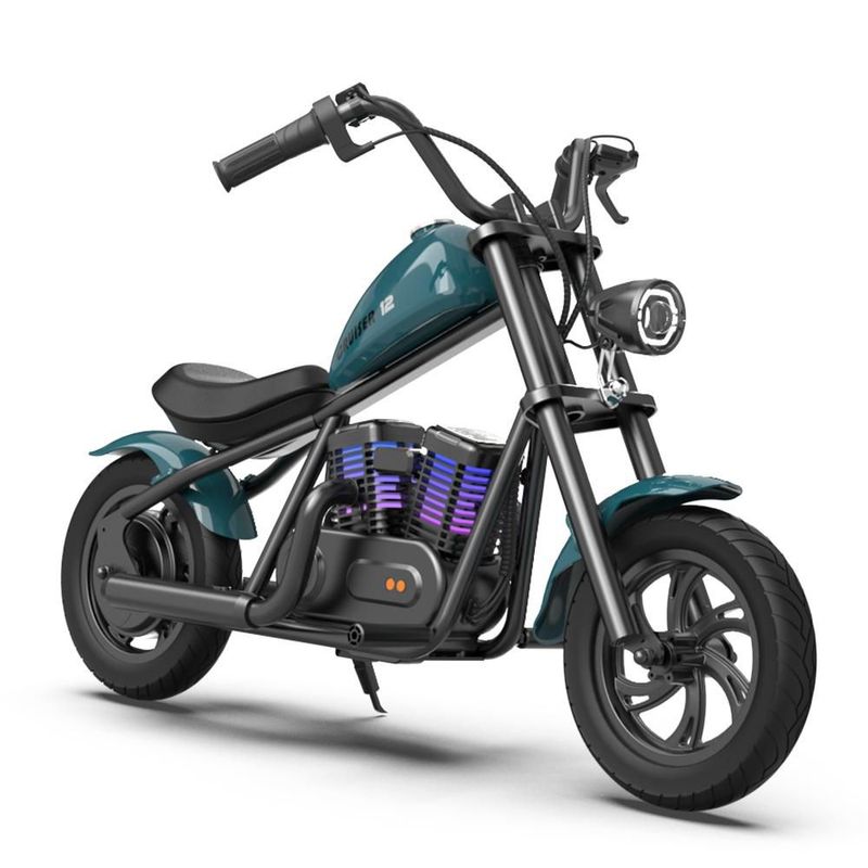 Moto Eléctrica Infantil Hyper Gogo Cruiser 12 Plus Azul