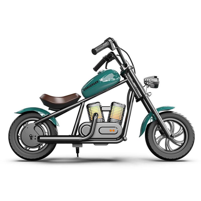 Moto Eléctrica Infantil Hyper Gogo Challenger 12 Plus Azul