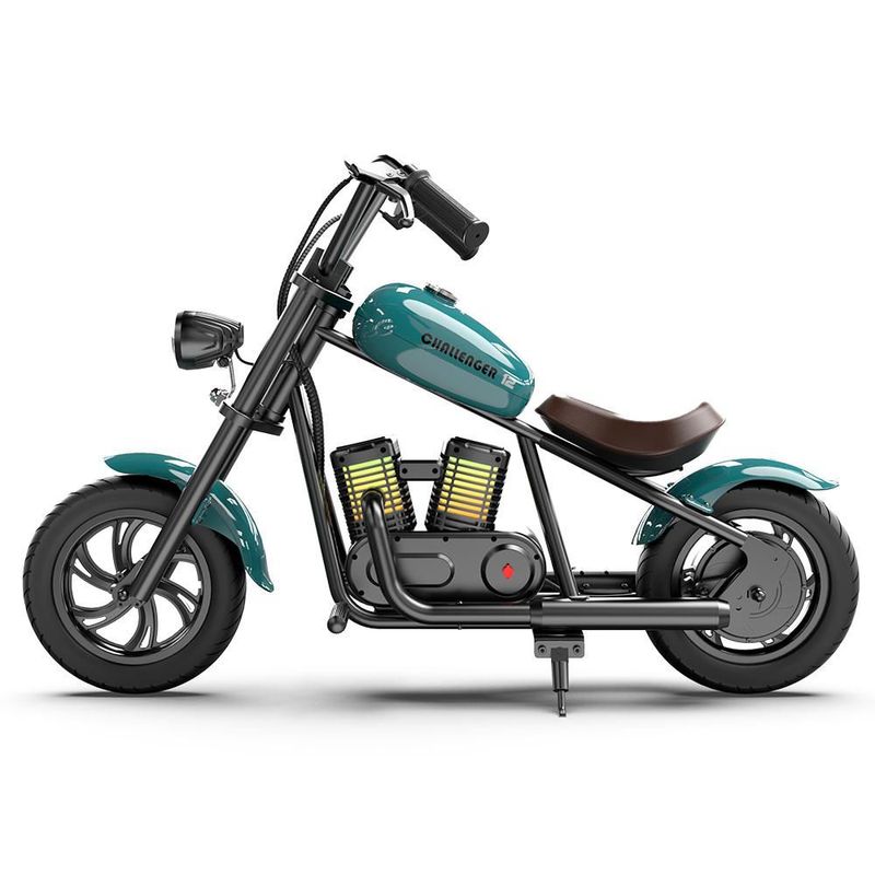 Moto Eléctrica Infantil Hyper Gogo Challenger 12 Plus Azul