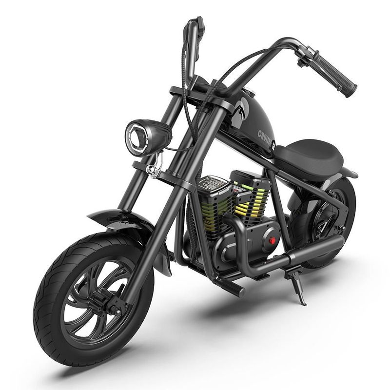 Moto Eléctrica Infantil Hyper Gogo Cruiser 12 Plus Negra