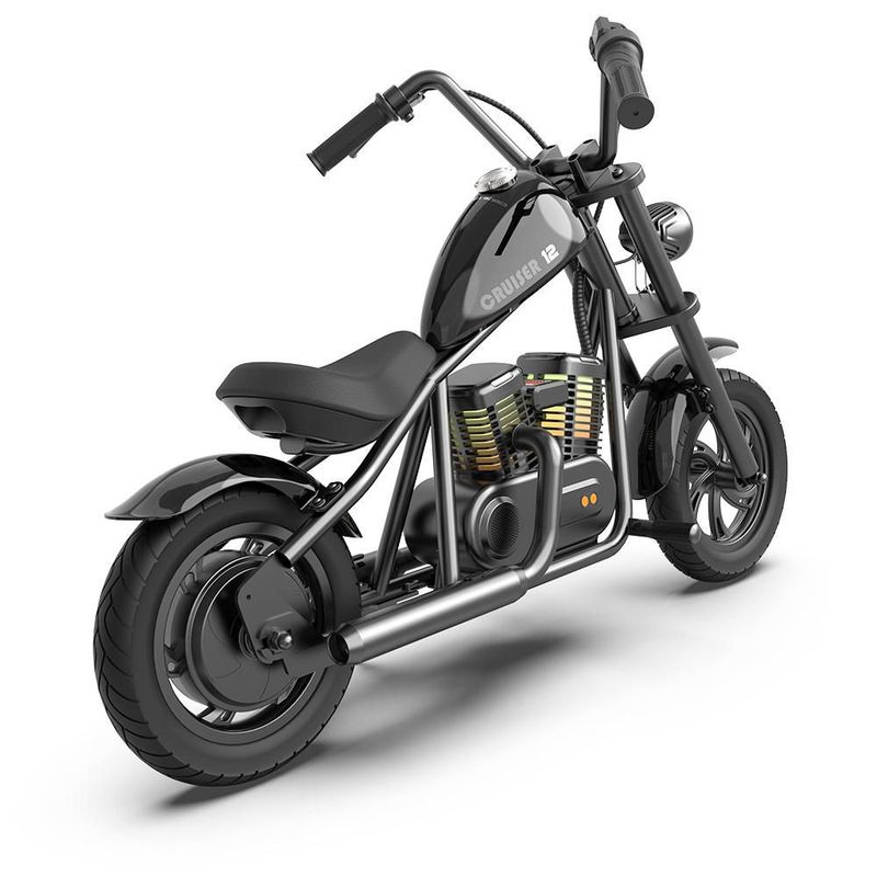 Moto Eléctrica Infantil Hyper Gogo Cruiser 12 Plus Negra