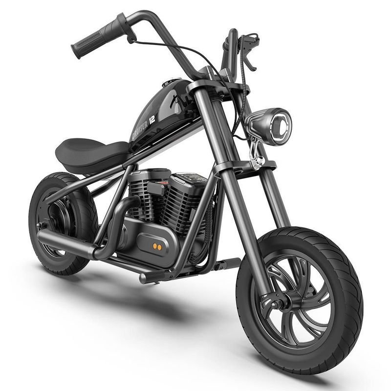 Moto Eléctrica Infantil Hyper Gogo Cruiser 12 Básica Negra