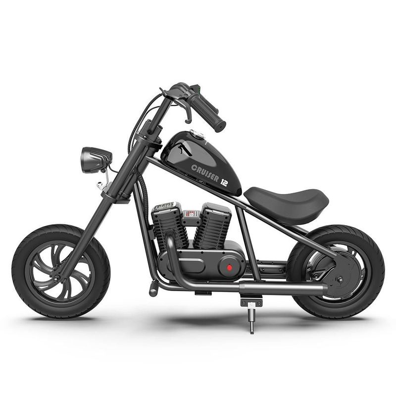 Moto Eléctrica Infantil Hyper Gogo Cruiser 12 Básica Negra