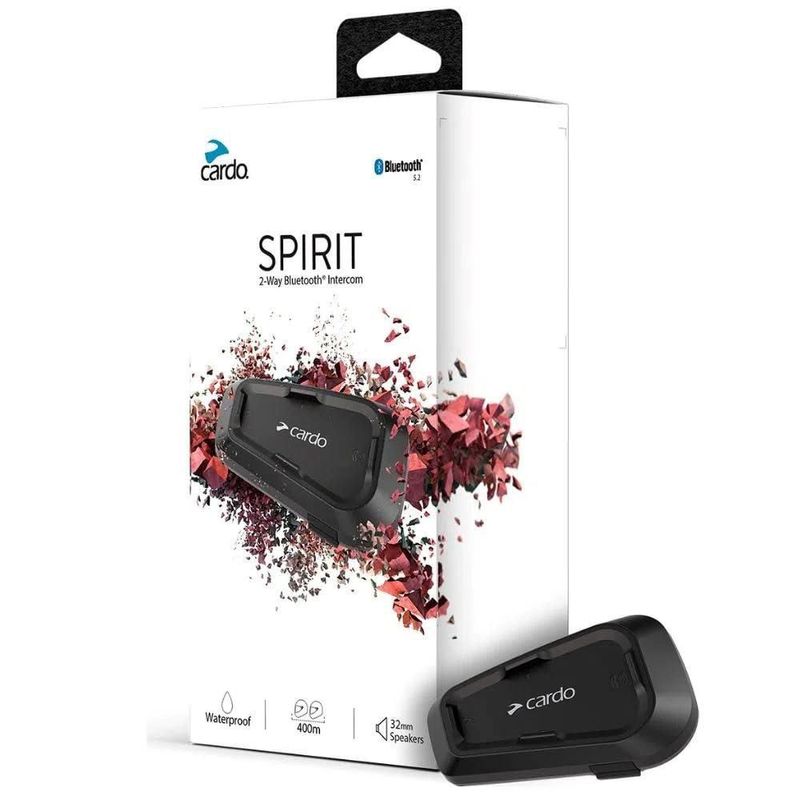 Auriculares de comunicación Bluetooth para motocicleta Cardo Spirit
