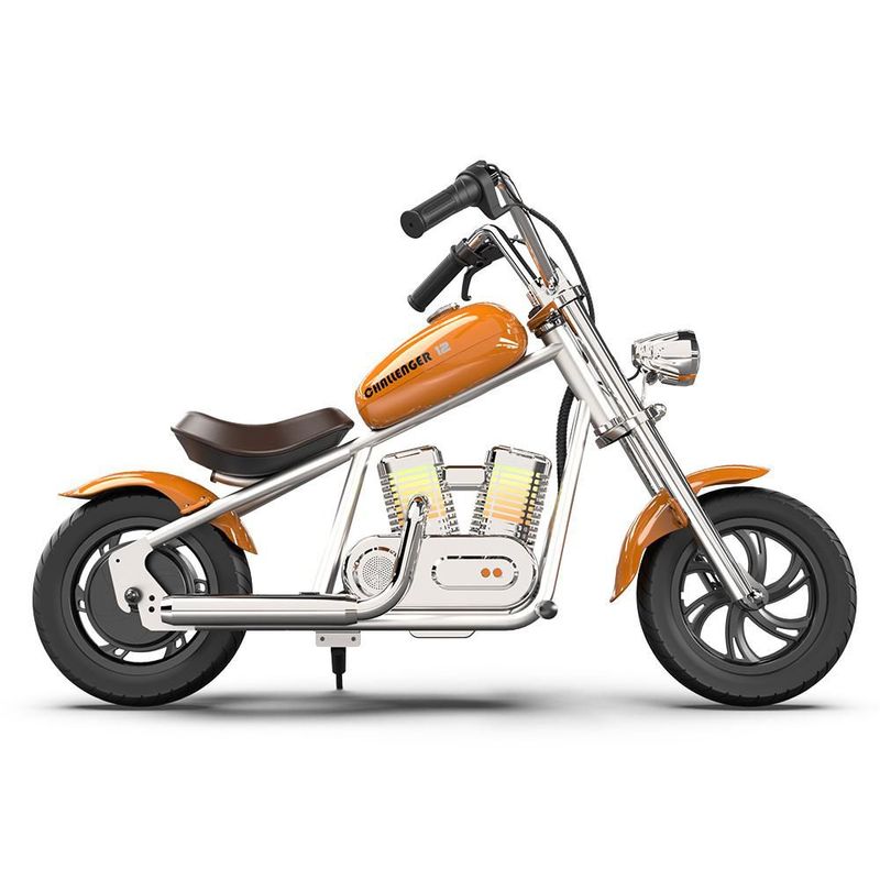 Moto Eléctrica Infantil Hyper Gogo Challenger 12 Pro Naranja