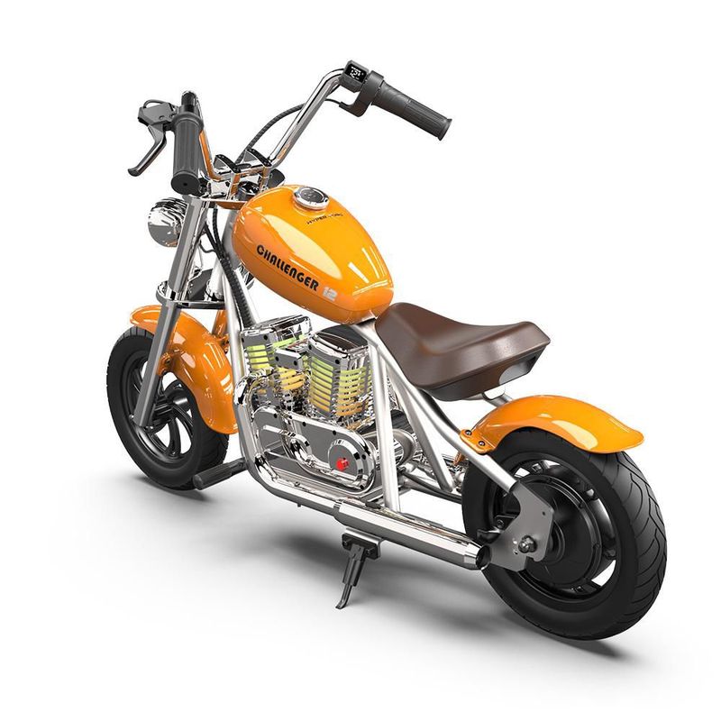 Moto Eléctrica Infantil Hyper Gogo Challenger 12 Pro Naranja