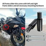 Protectores de Marco Vanshly para Kawasaki Ninja 650 2017-2023