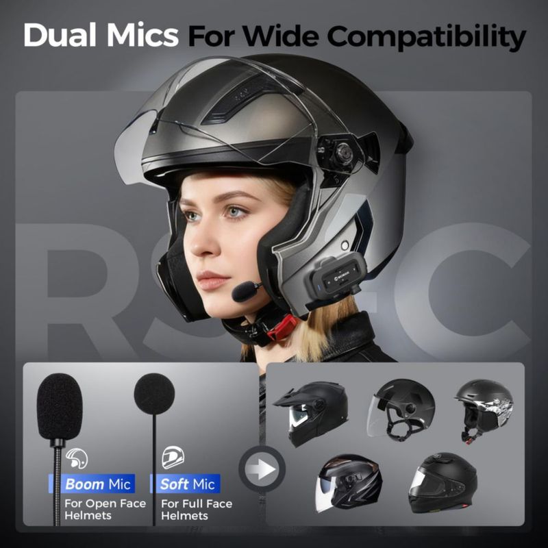 AURICULARES Moman RS-C manos libres para casco