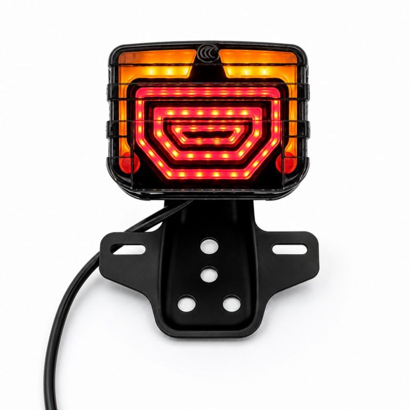 CALAVERA LED DE STOP UNIVERSAL PARA MOTOCICLETA