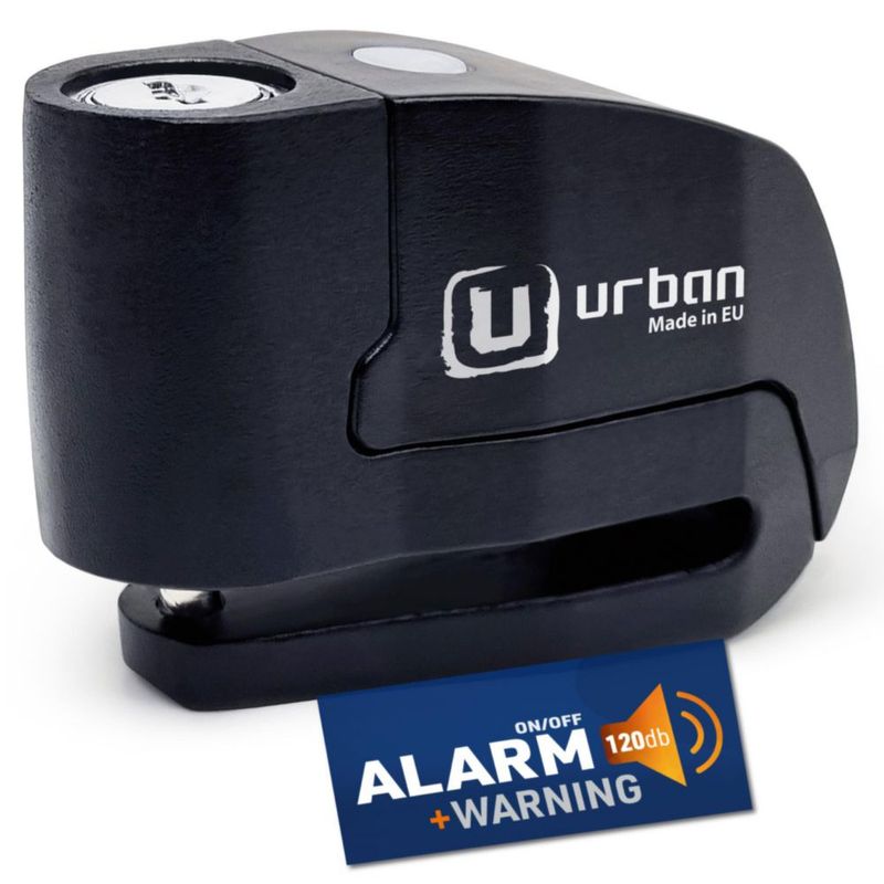 Candado de disco UR6B 120 dB impermeable con alarma – Urban