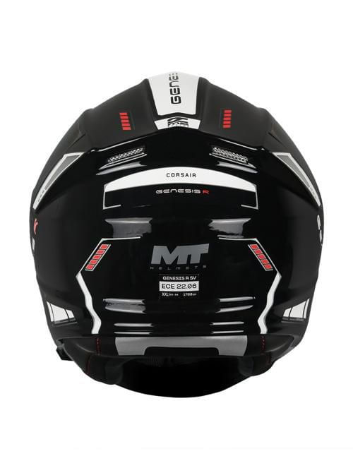 Casco Mt Genesis Cosair B0 Brillante S Negro