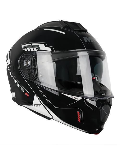 Casco Mt Genesis Cosair B0 Brillante S Negro