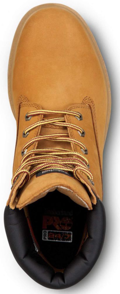 Bota Timberland PRO 12.0 W color trigo impermeable de puntera blanda