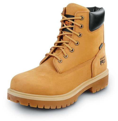 Bota Timberland PRO 12.0 W color trigo impermeable de puntera blanda