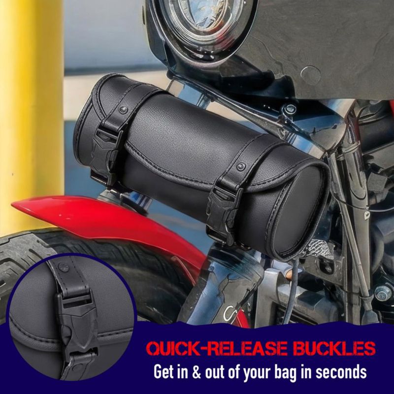 Bolsa de herramientas impermeable Nomad USA para moto cruiser negra