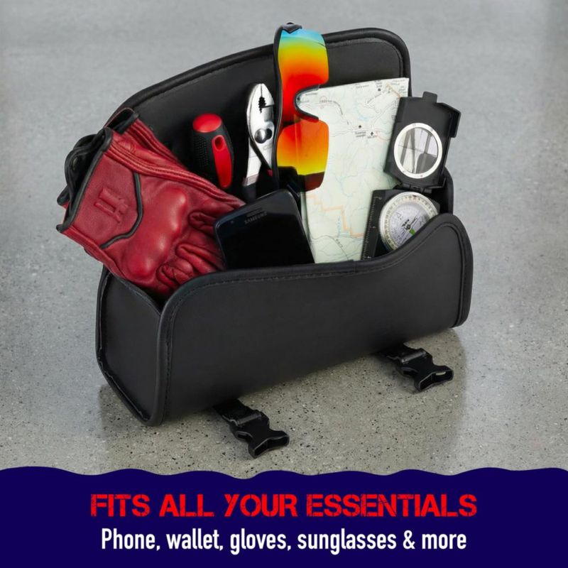 Bolsa de herramientas impermeable Nomad USA para moto cruiser negra