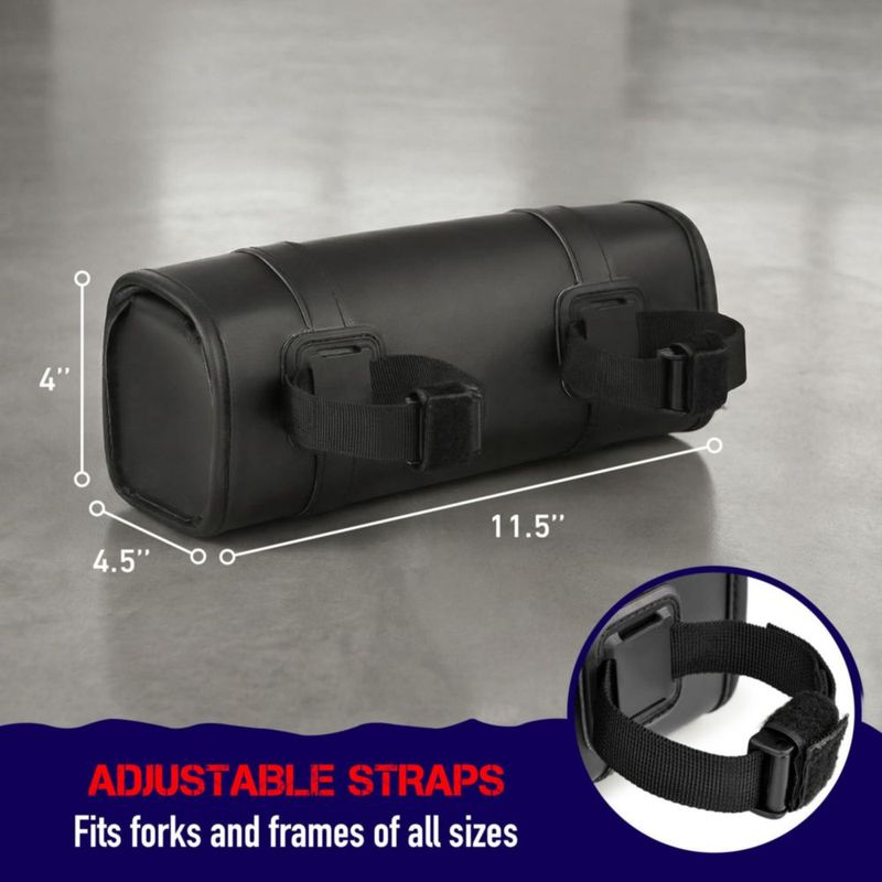 Bolsa de herramientas impermeable Nomad USA para moto cruiser negra