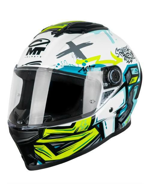 Casco Para Moto Mt Helmets Stinger 2 Freedom A3 Amarillo