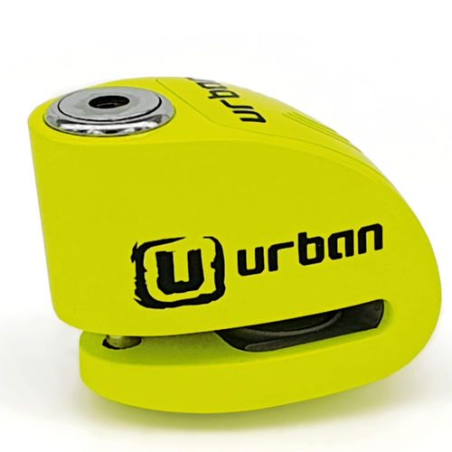 Candado de disco urban UR906X con alarma impermeable de 120 dB y cable
