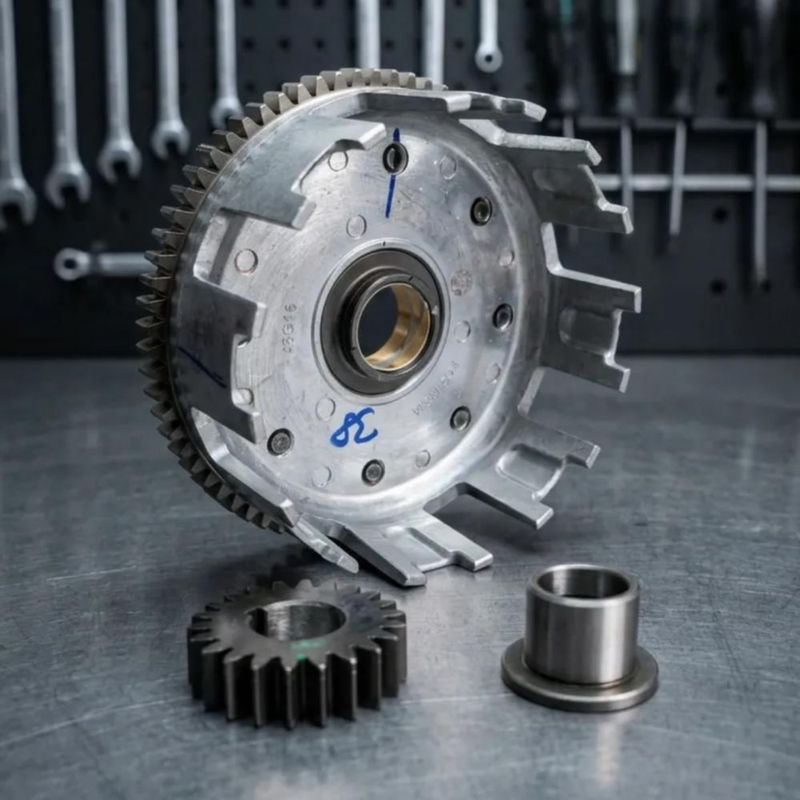 Corona Externa De Clutch Y Engrane Tiempo Pulsar 200 Ns