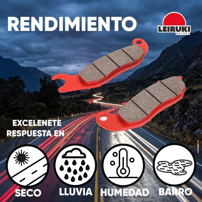 Balatas freno disco moto rocketman 250 screamer 250 leiruki