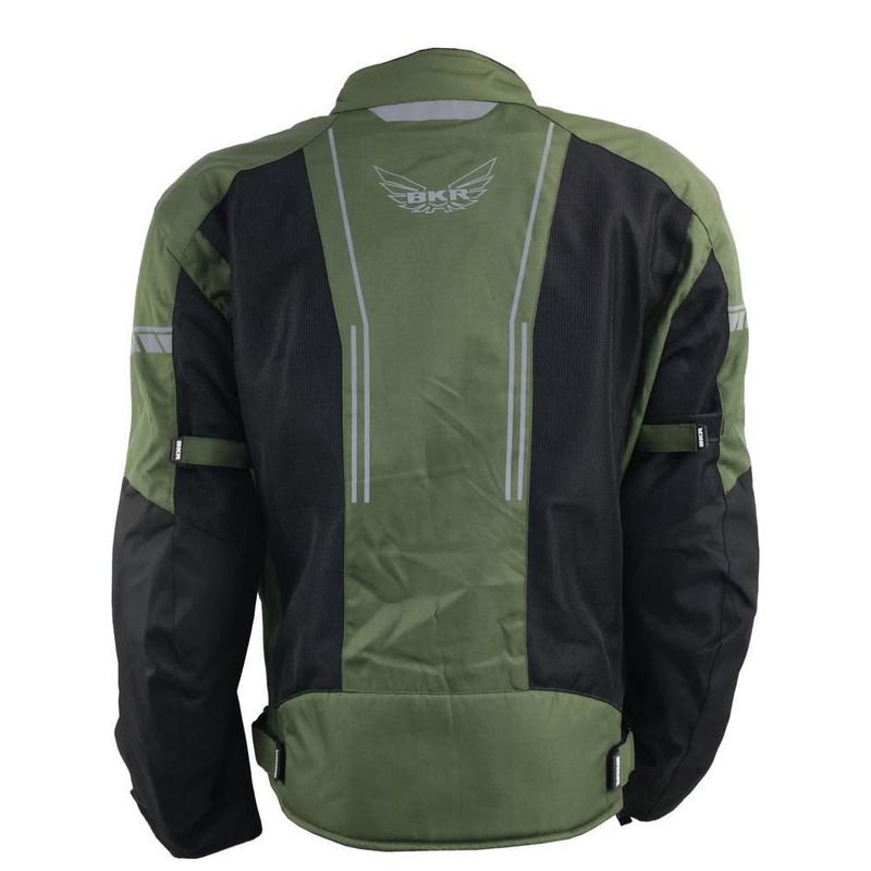 Chamarra shield negro verde bkr G Verde