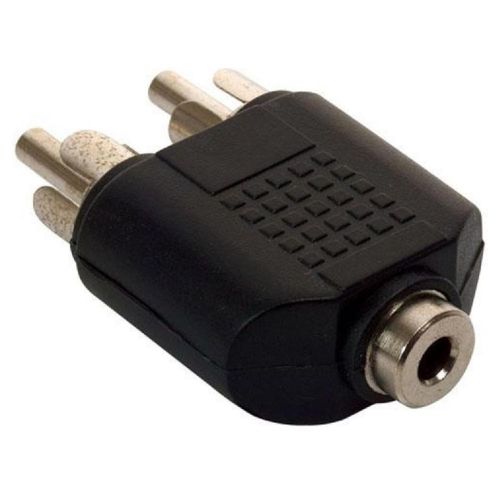 Adaptador 2 Plugs Macho Rca A Jack 3.5mm Estéreo Steren