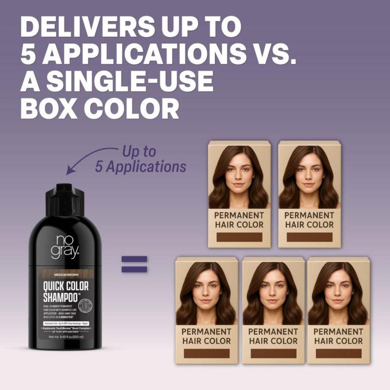Color de Cabello No Gray Marrón Medio 250 ml
