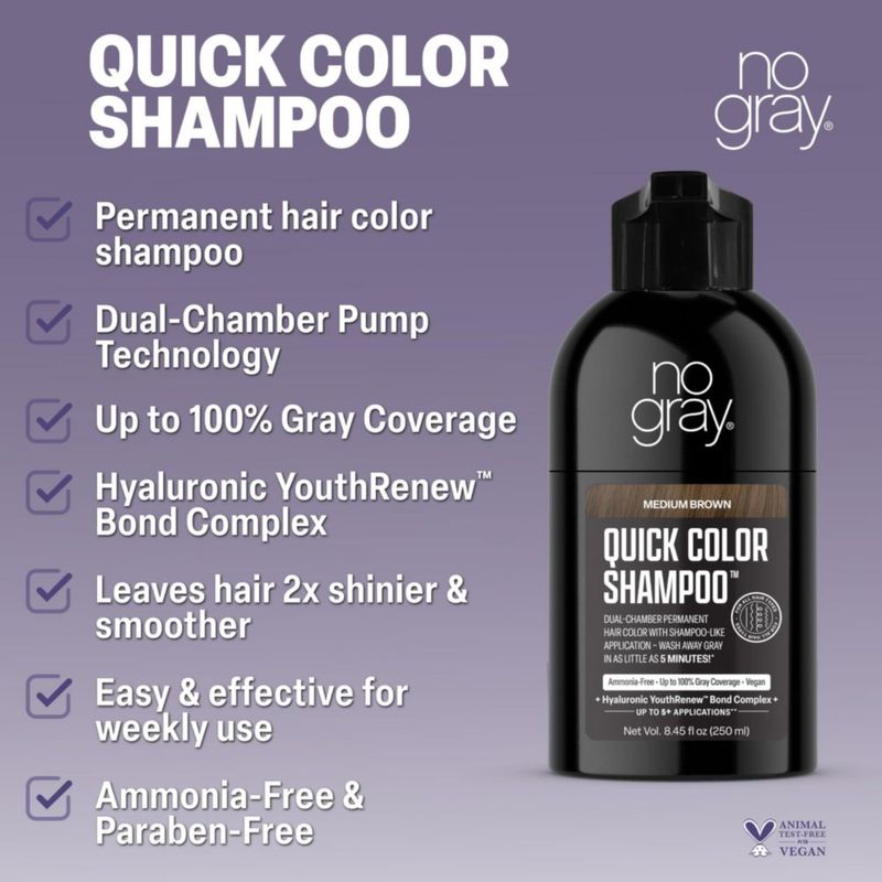 Color de Cabello No Gray Marrón Medio 250 ml