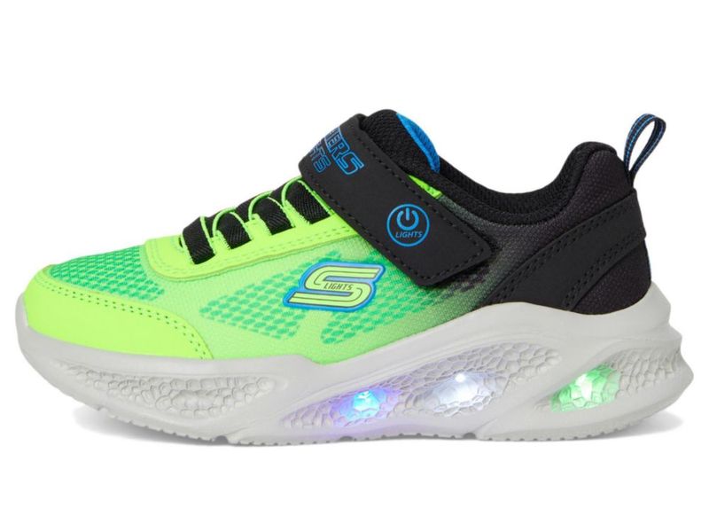 Zapatillas Skechers Kids Meteor-Lights-KRENDO Negro/Azul