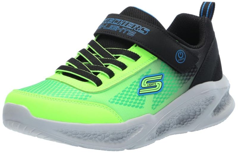Zapatillas Skechers Kids Meteor-Lights-KRENDO Negro/Azul