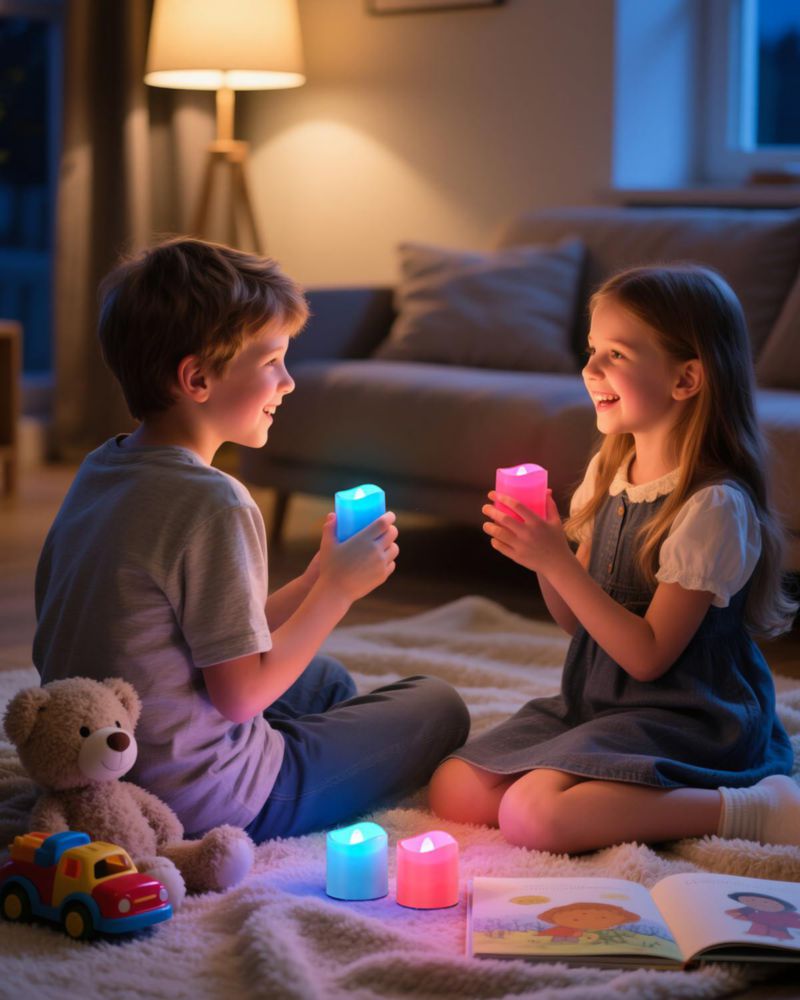 Velas LED Recargables de Cambio de Color con Control Remoto Yme