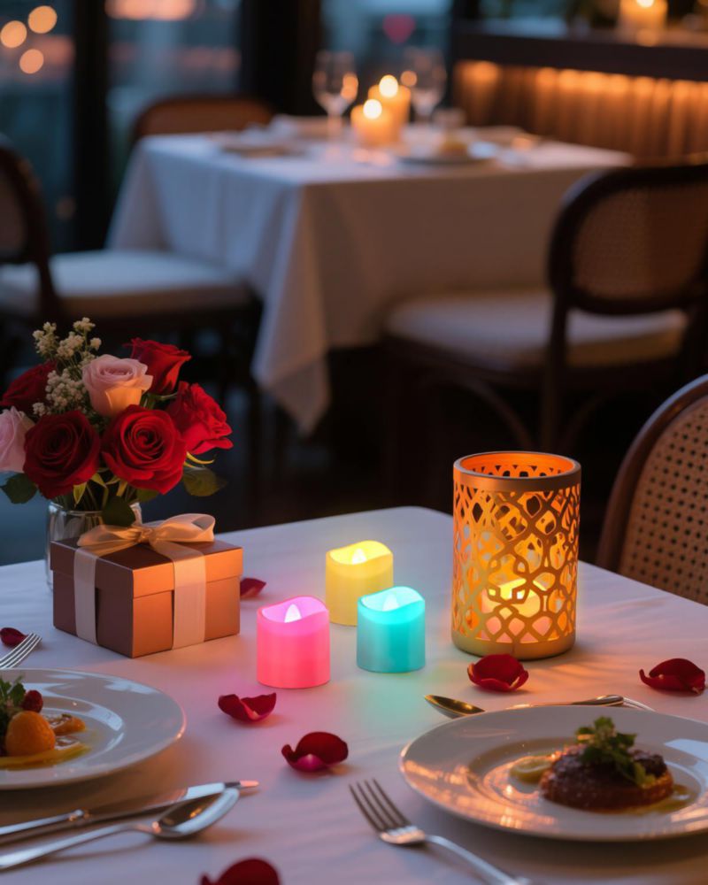 Velas LED Recargables de Cambio de Color con Control Remoto Yme