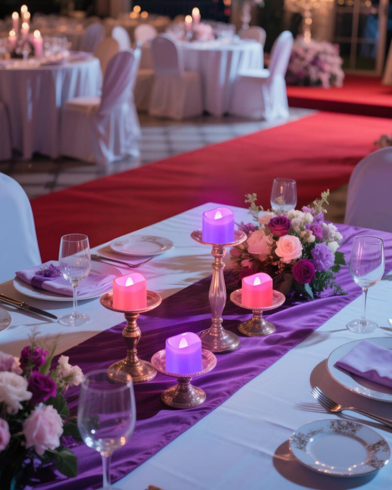 Velas LED Recargables de Cambio de Color con Control Remoto Yme