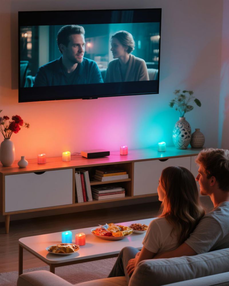 Velas LED Recargables de Cambio de Color con Control Remoto Yme