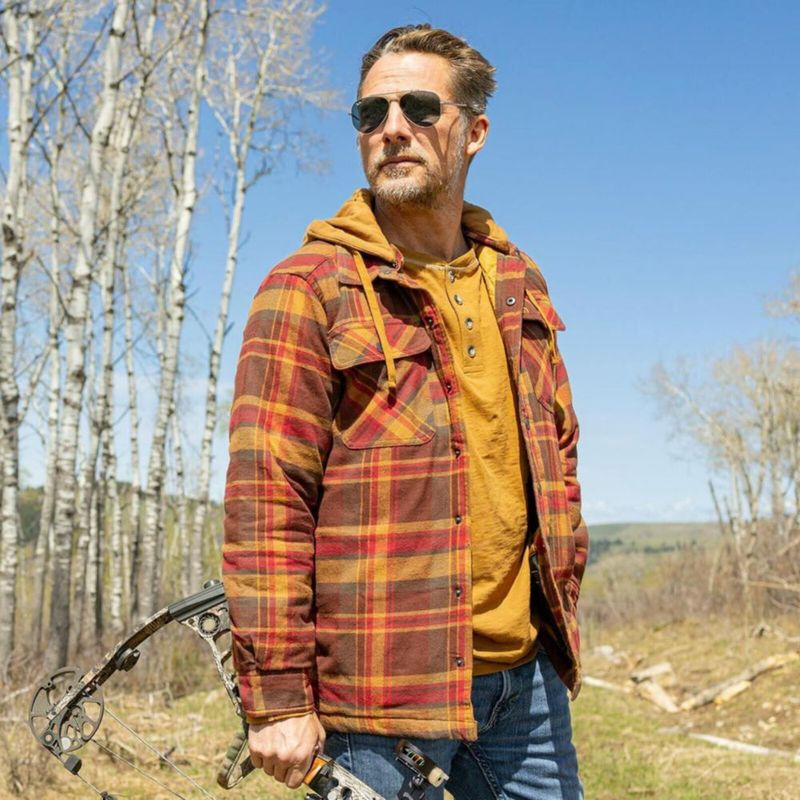 Camisa Legendary Whitetails de Manga Larga y Corte Casual para Hombre