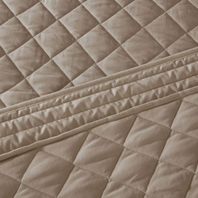 Juego de colcha Madison Park King Khaki 4 piezas 200x205 cm