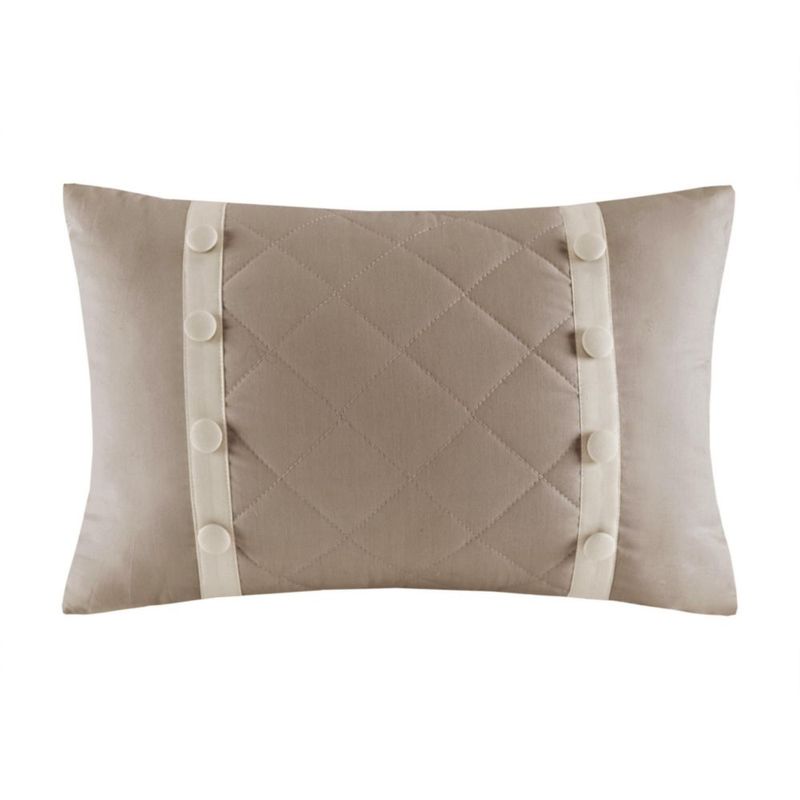 Juego de colcha Madison Park King Khaki 4 piezas 200x205 cm