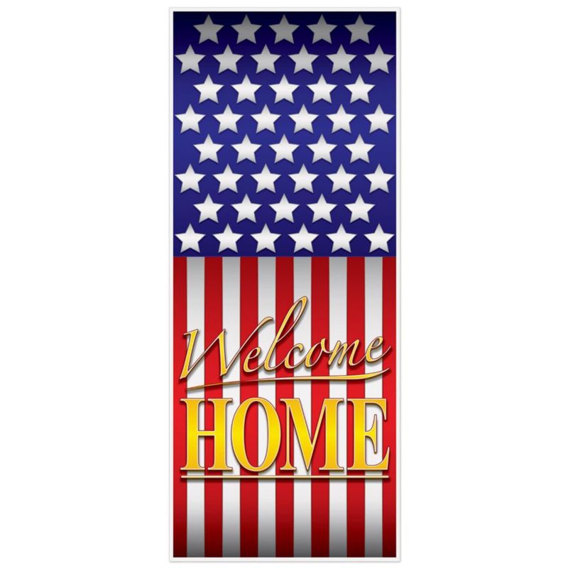 Cobertura para puerta Beistle Welcome Home 30 cm 1 unidad